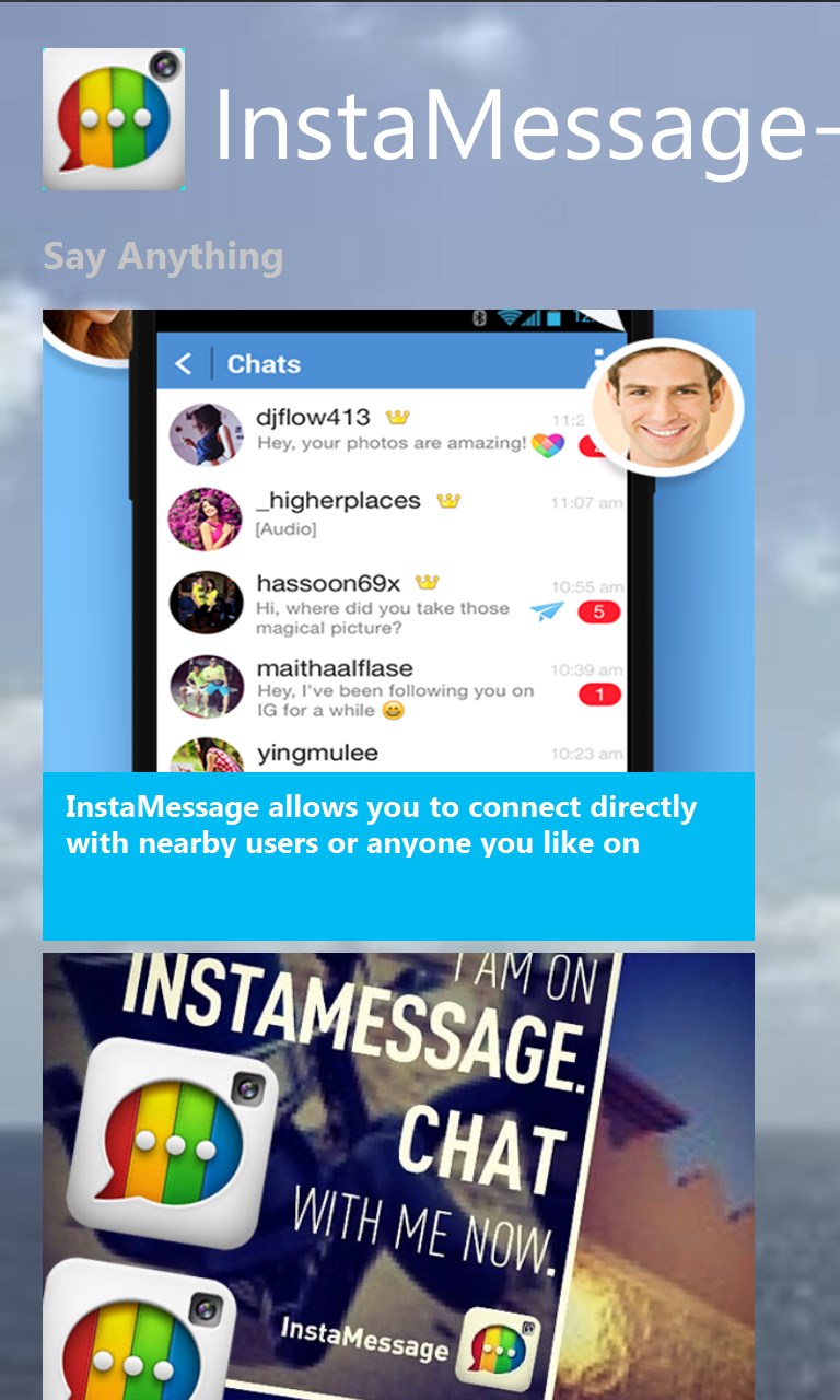 insta message app