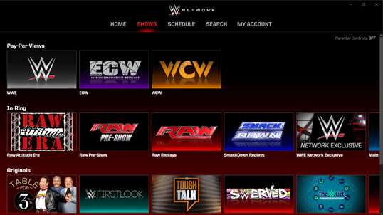 WWE Network screenshot 2