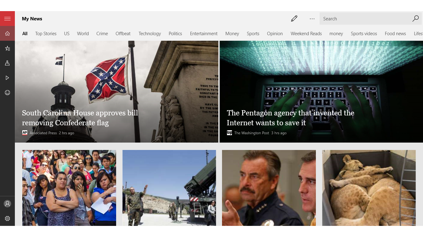 MSN News for Windows 10