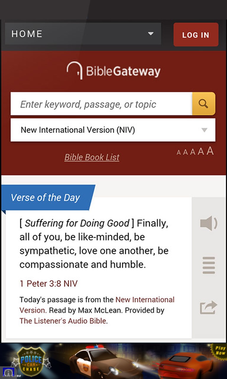 Bible Gateway FREE Windows Phone app market