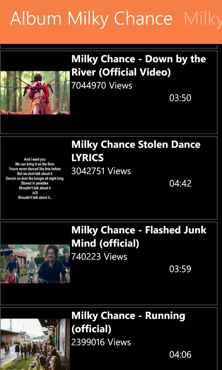 Milky Chance Collection Free Windows Phone App Market