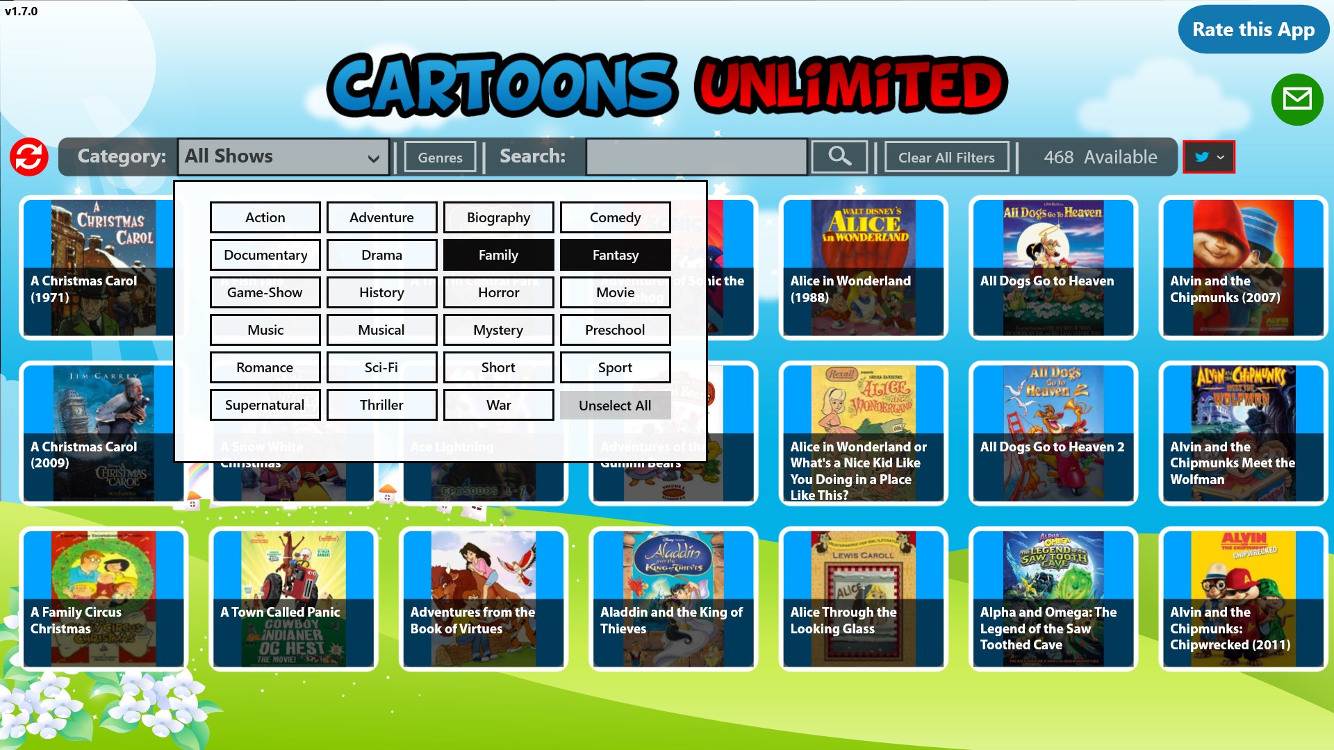 Cartoons Unlimited for Windows 10 free download | TopWinData.com