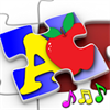 Kids ABC and Counting Jigsaw Puzzle game - teaches the alphabet and numeracy