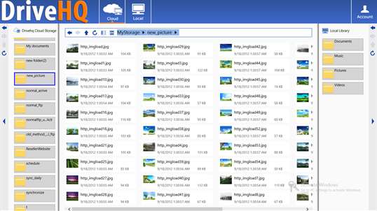 DriveHQ FileManager Lite screenshot 4