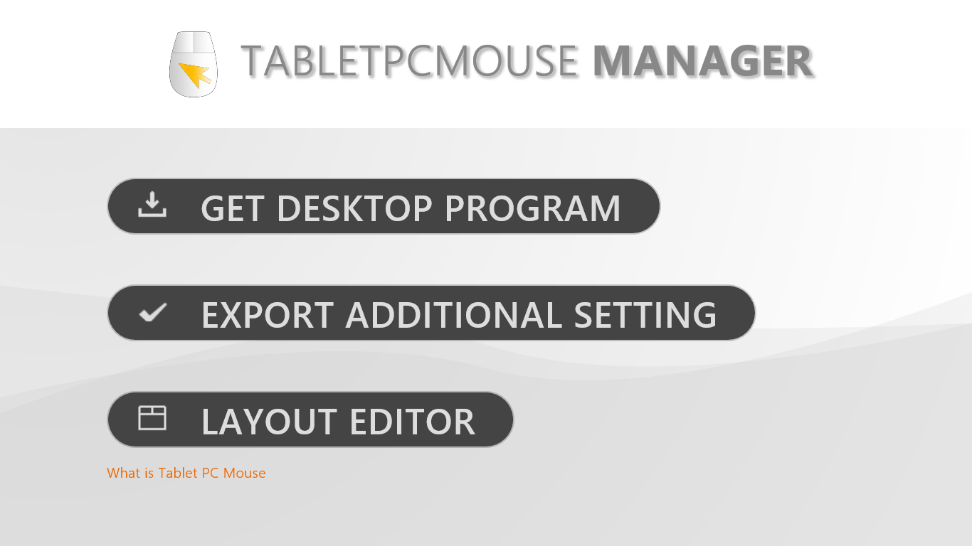 Tablet PC Mouse Manager for Windows 10