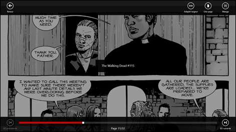 Capture d’écran : Lecture personnalisable (double page, adapté écran, manga, ...).