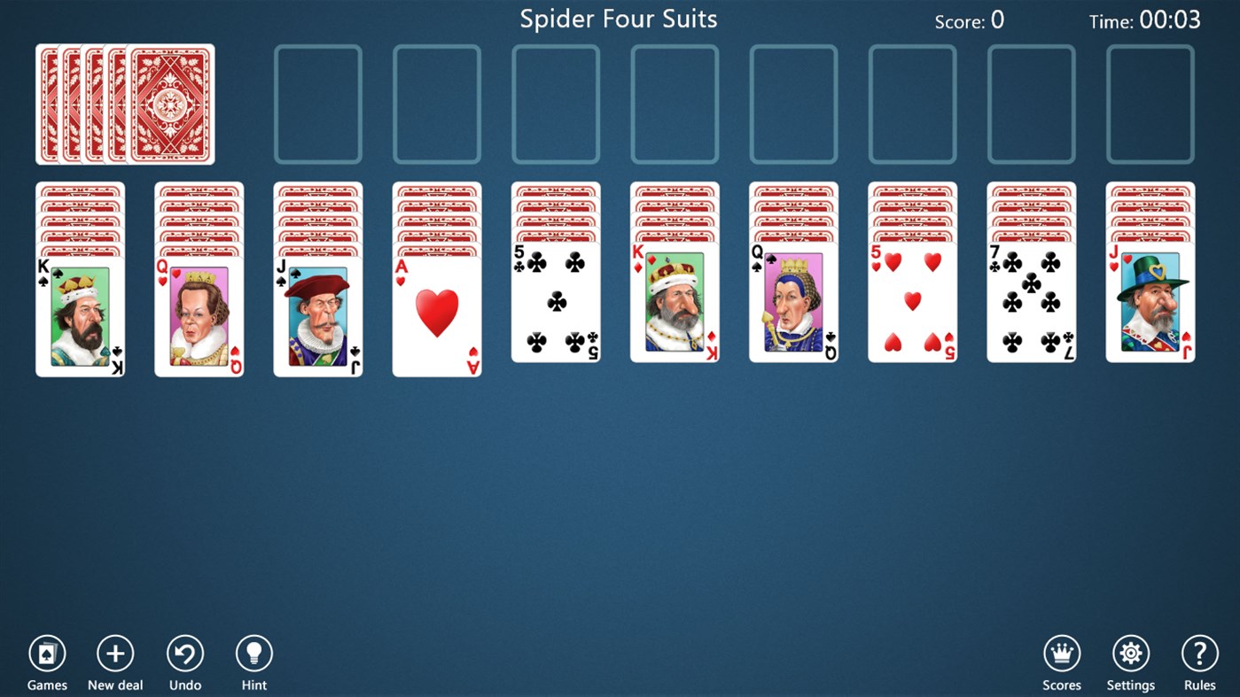 #3. Spider Solitaire Collection Free (Windows) 由: TreeCardGames