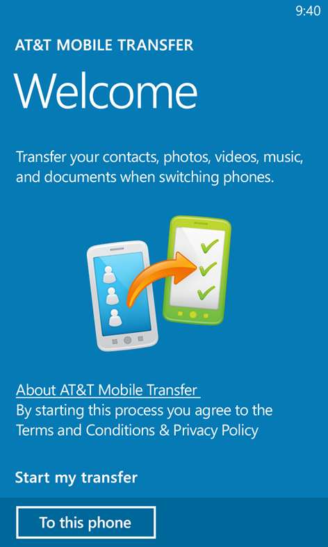 AT&T Mobile Transfer – Free Screenshots 1
