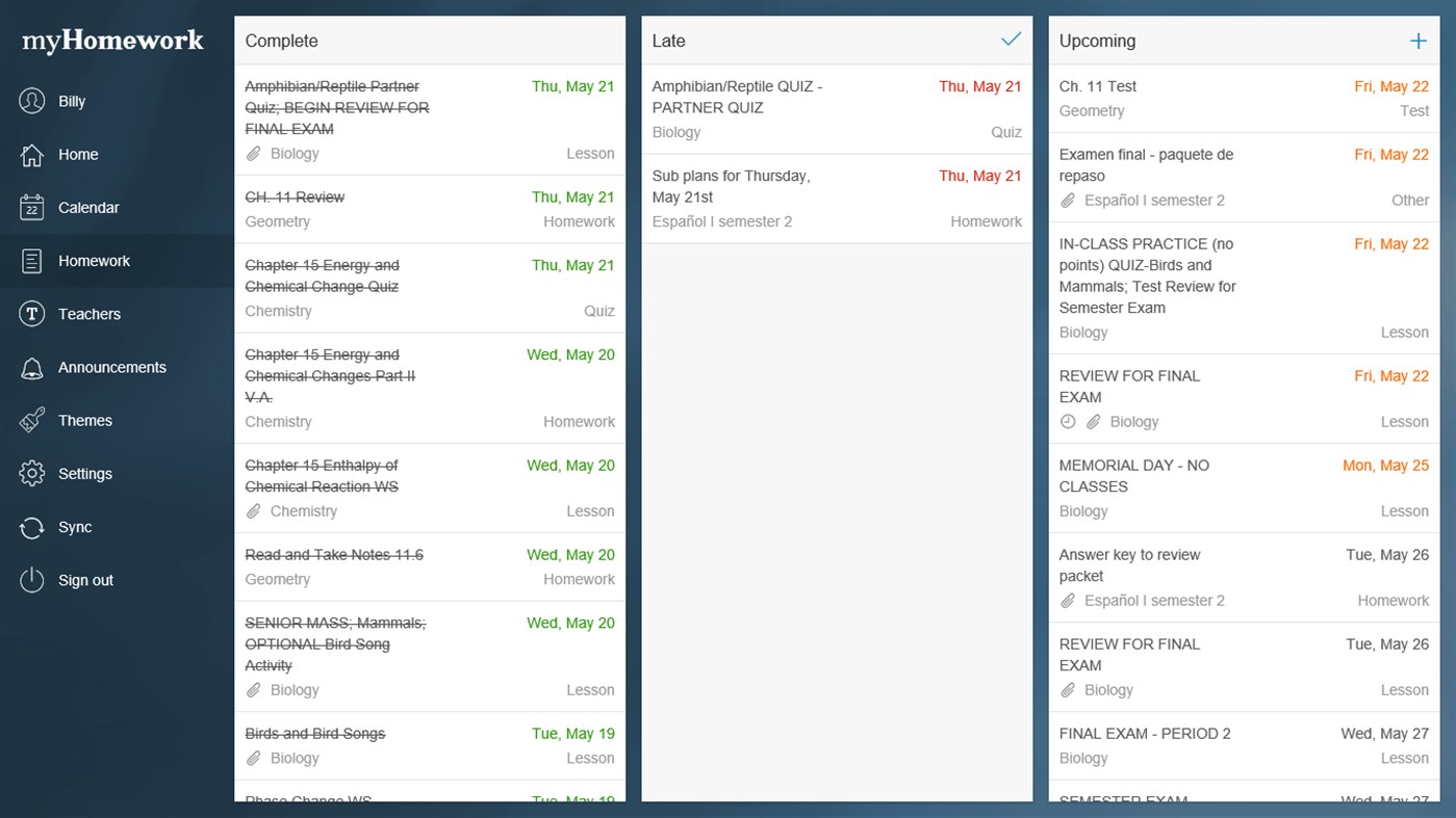 #4. myHomework (Windows) От: instin