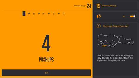 Runtastic PushUps PRO Screenshots 2