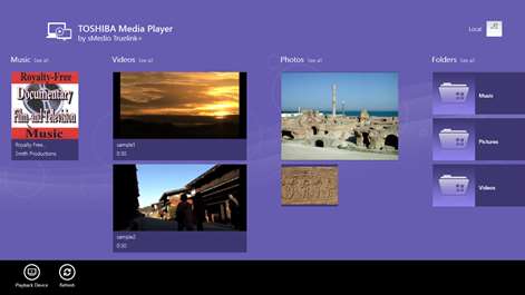 TOSHIBA Media Player by sMedio TrueLink+ Screenshots 2