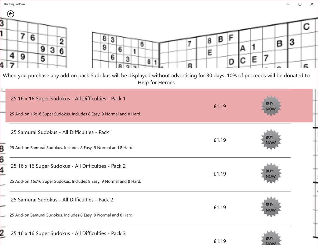 #8. The Big Sudoku (Windows) 来自: Derrick Huth