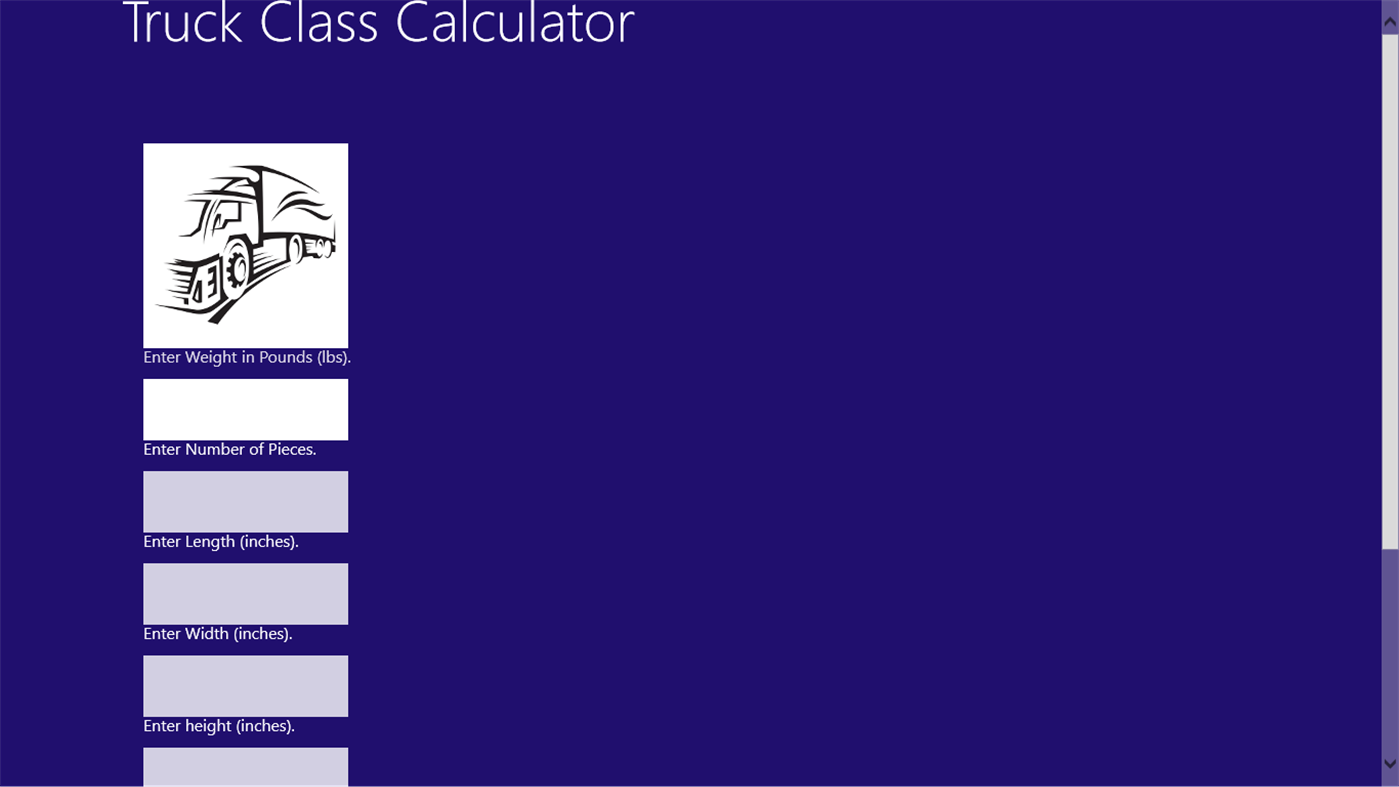#1. Truck Class Calculator (Windows) 由: MarkKloch