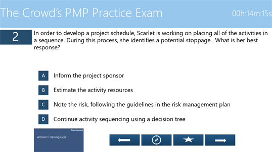 PMP Exam Practice Sample screenshot 2
