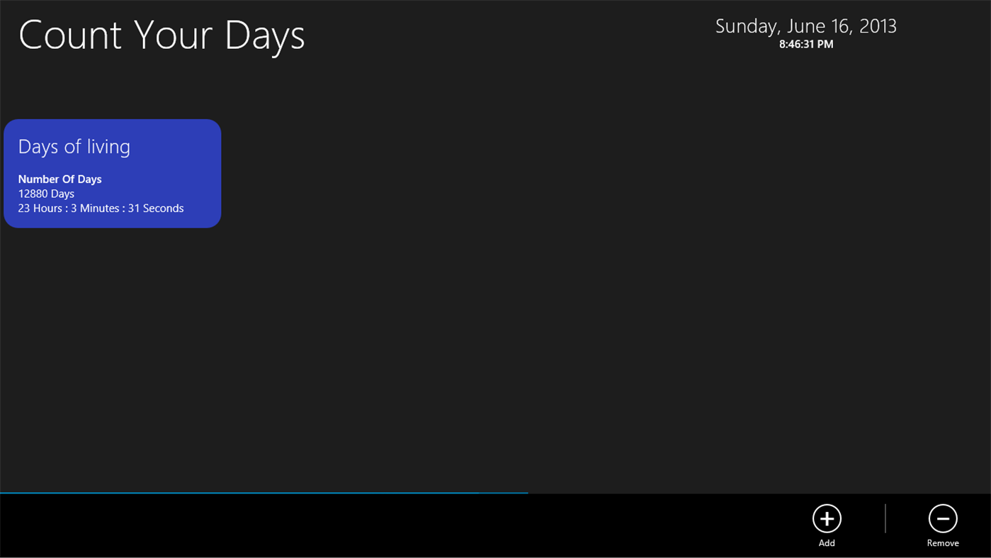#5. Count your day (Windows) 由: POONFAMILY