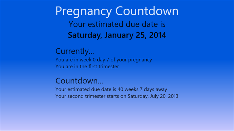 Pregnancy Countdown - PC - (Windows)
