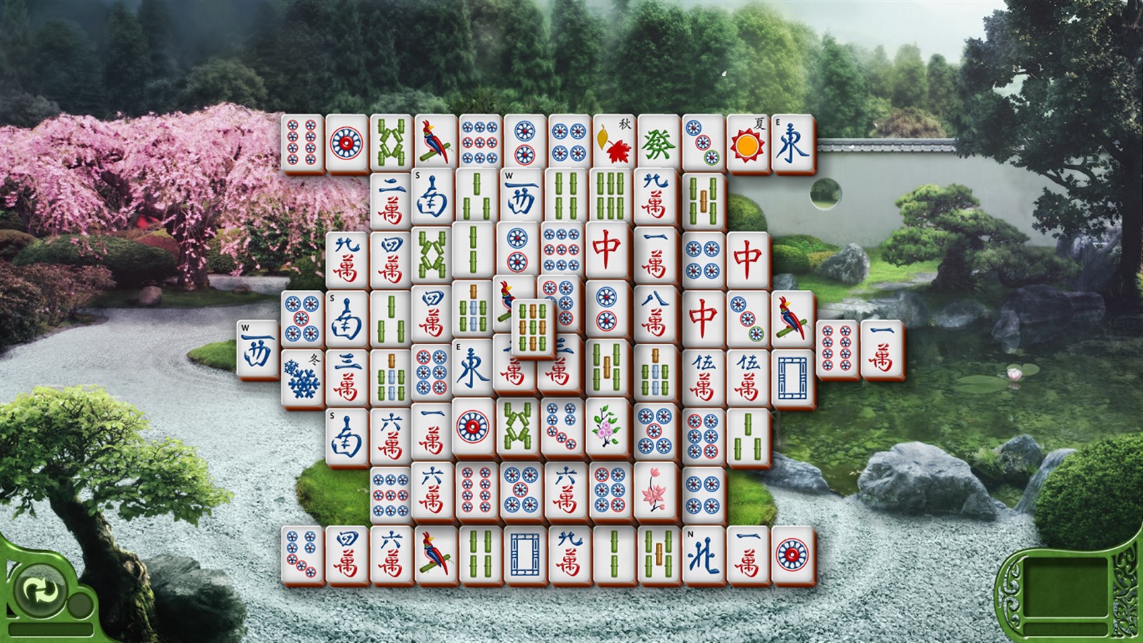 Microsoft Mahjong — captura 1