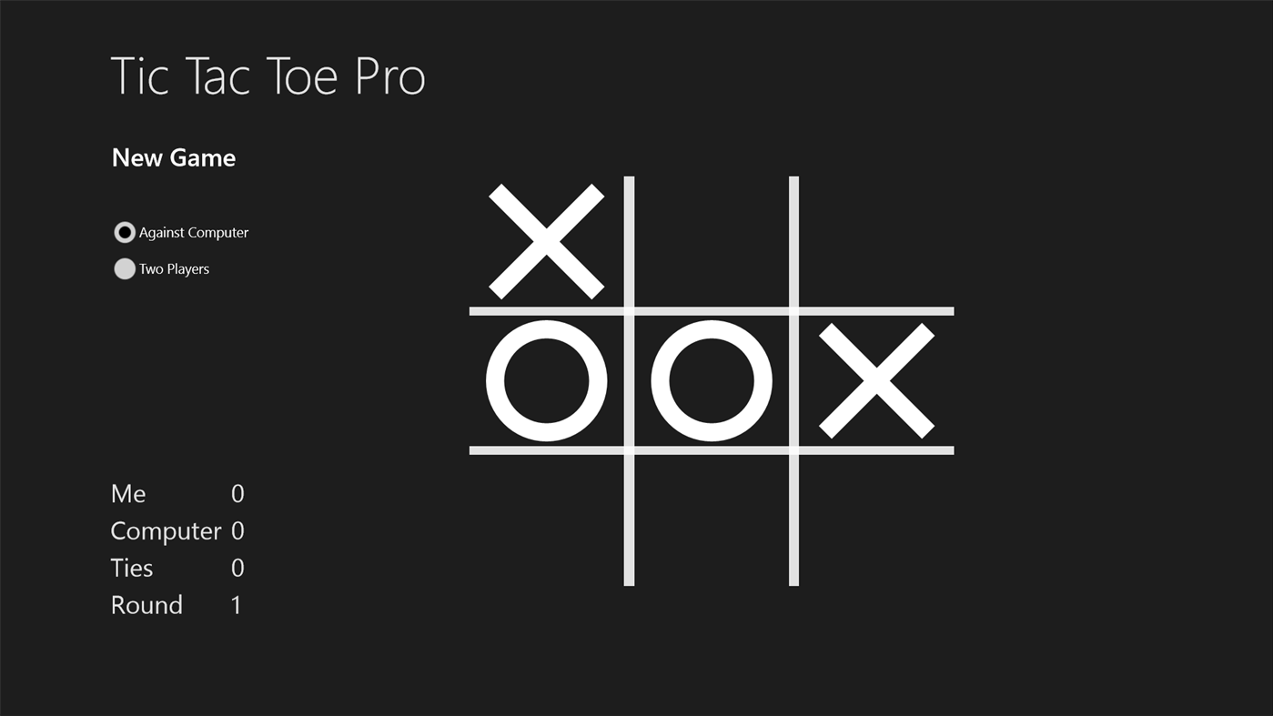 #2. Tic Tac Toe Pro (Windows) Με: Andreas Wilburger