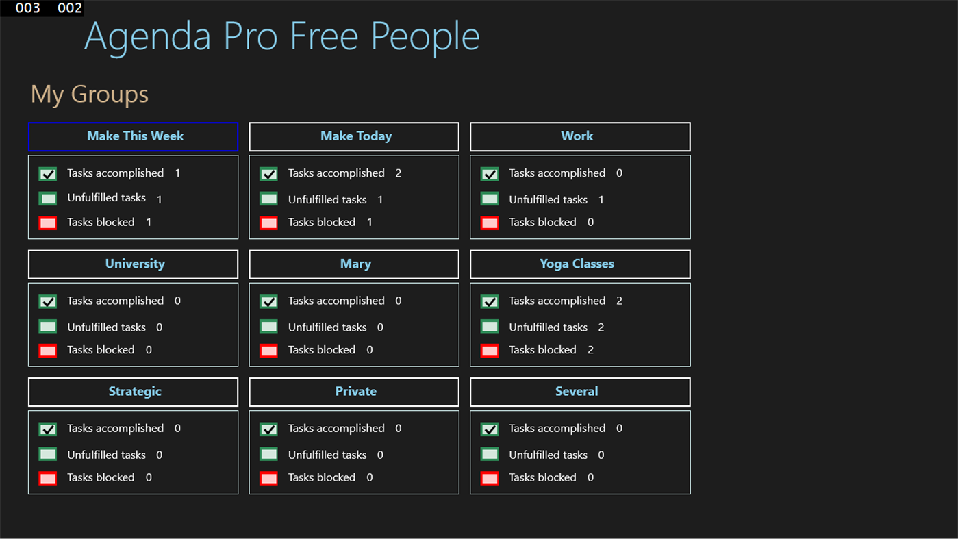 #1. Agenda Pro Free People (Windows) De: Software For Free People.