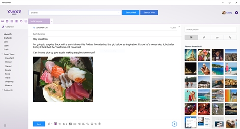 Yahoo Mail Screenshot