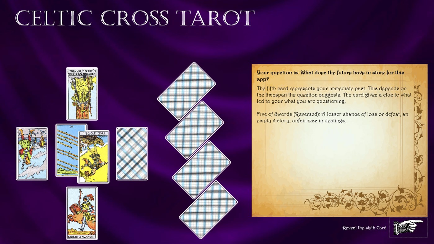 #3. Celtic Cross Tarot (Windows) Bởi: TechPreacher