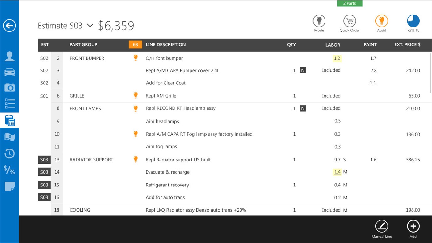 #5. CCC ONE Touch (Windows) Göre: CCC Intelligent Solutions Inc