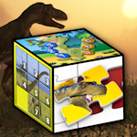 Enfants dinosaures puzzles et jeux numéro
