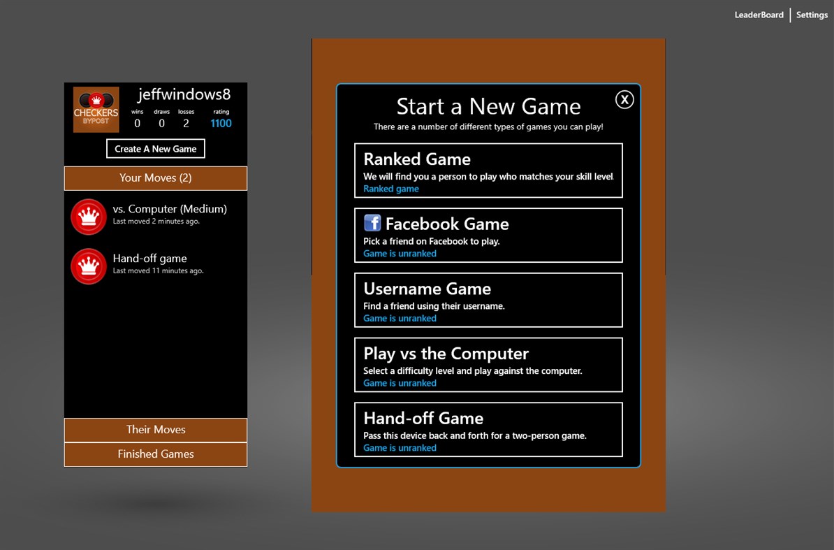 #3. Checkers By Post Free (Windows) Podle: Jeff Cole