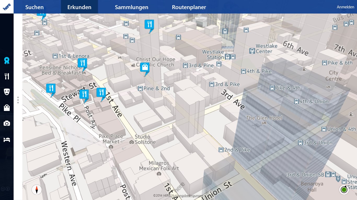 HERE Maps Screenshot