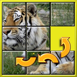 Kids Animal Slide Puzzle 15