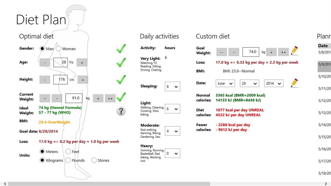 #3. Diet Planning (Windows) Av: Lacko Luboslav