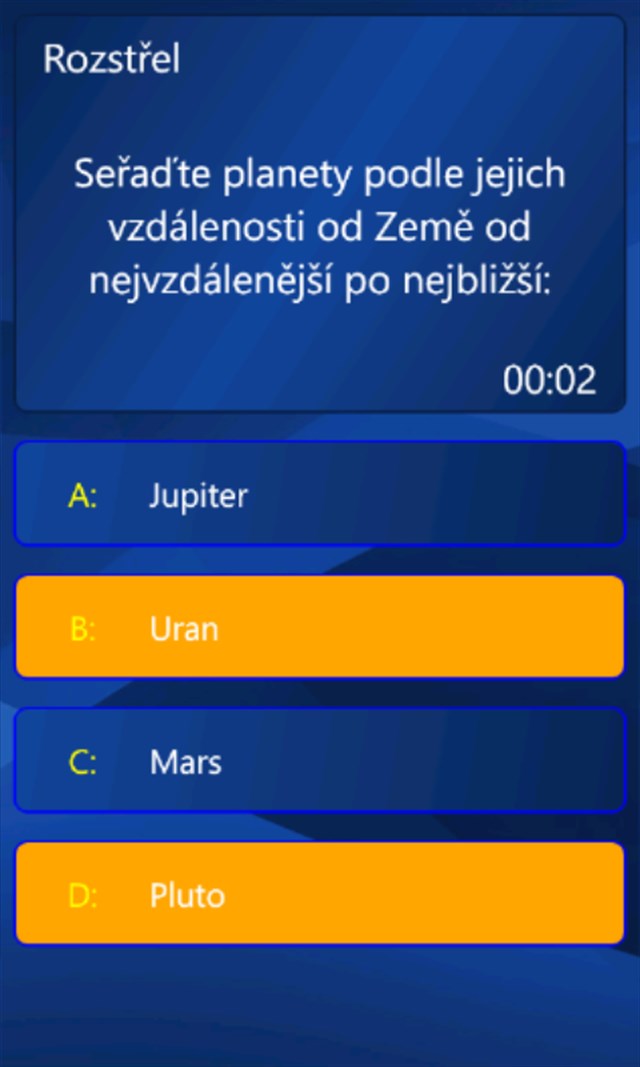 Kdo chce být milionářem? screenshot 2