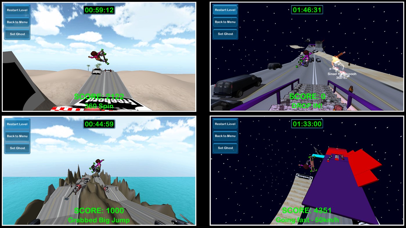 #9. Mad Freebording (Windows) 由: Denis Lapiner