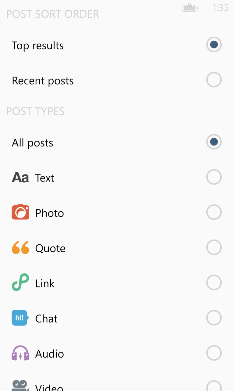 Filter or reorder posts