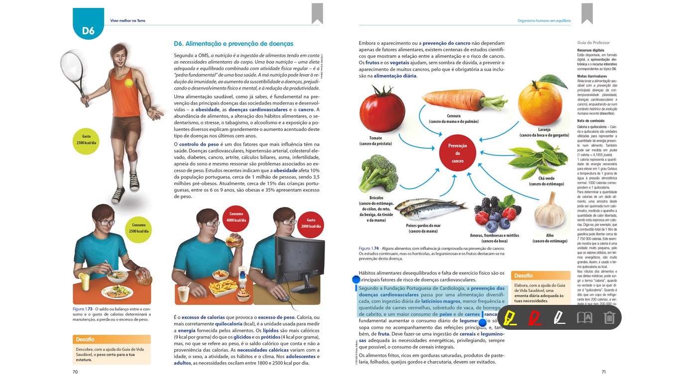Criação de destaques