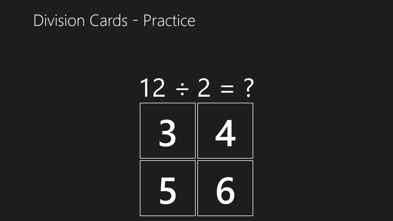 division cards - microsoft store 應用程序