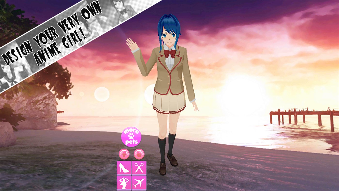 Virtual Anime Girl by Gluten Free Games - (Windows Games) — AppAgg