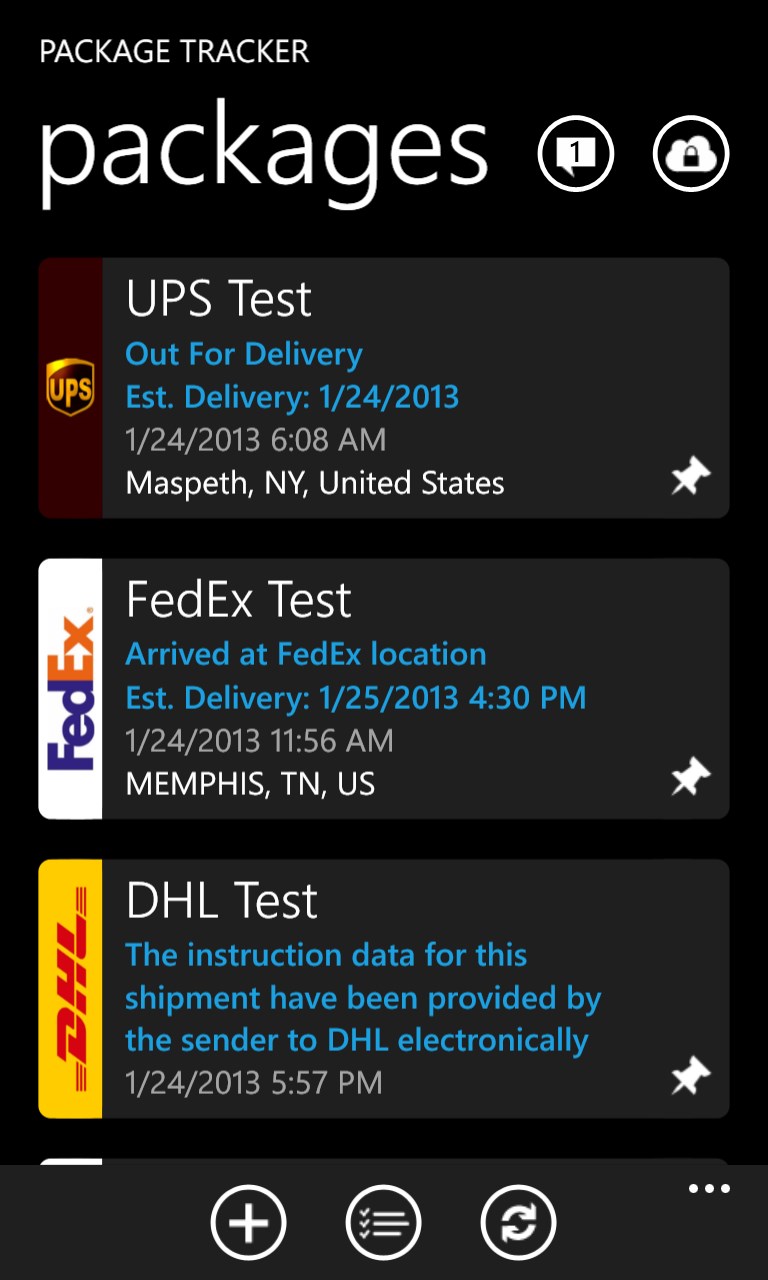 Package Tracker for Windows 10