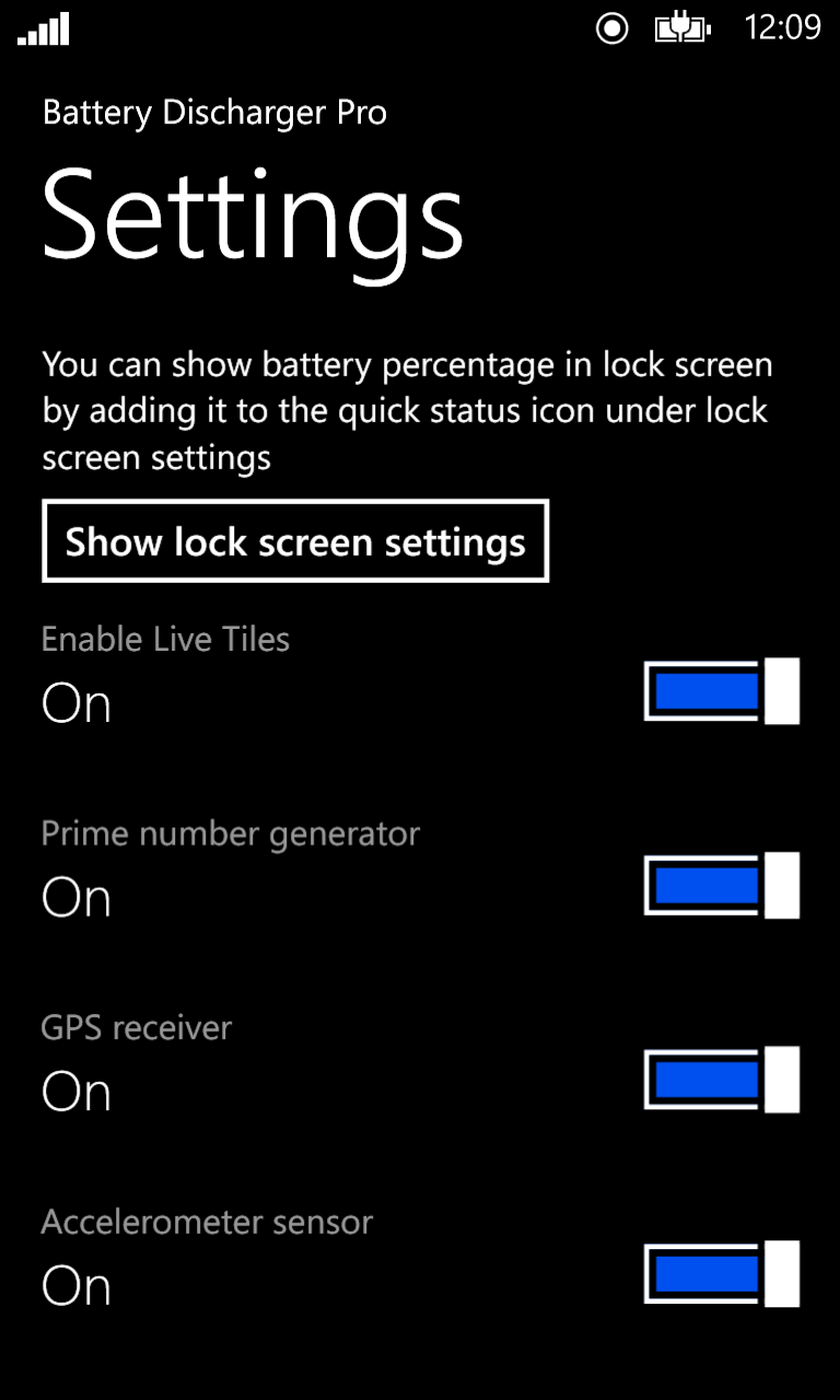 Captura 3 Battery Discharger Pro windows