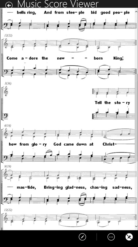 #7. Music score viewer (Windows) Με: de wolff