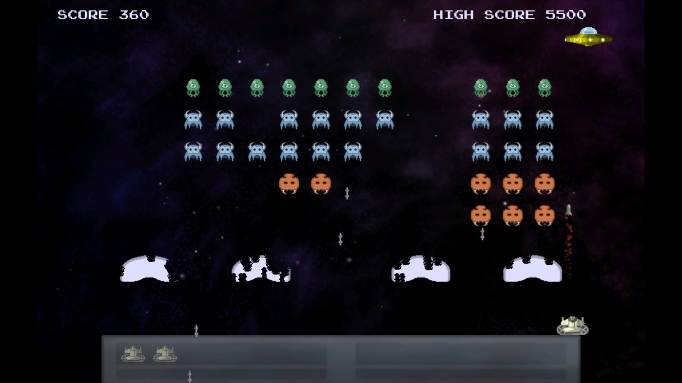 #1. Infinite Invaders (Windows) Podle: Peter Spada