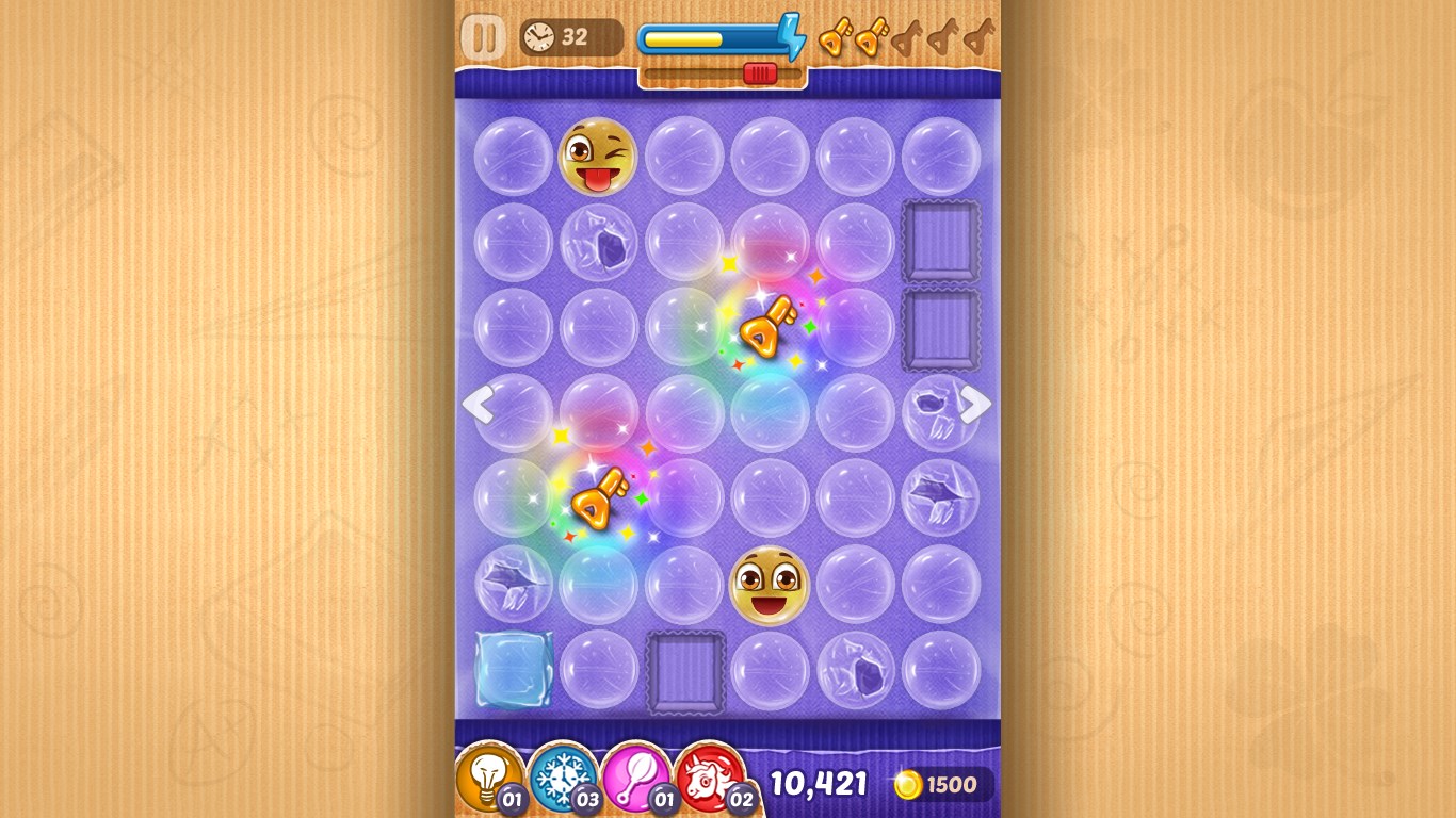 Find Keys Inside Bubbles