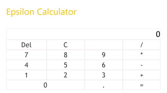 Epsilon Calculator screenshot 1