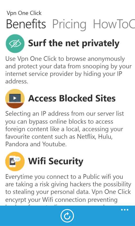 Vpn One Click Screenshots 2