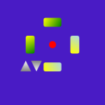 Diagonal Pong Game With Control