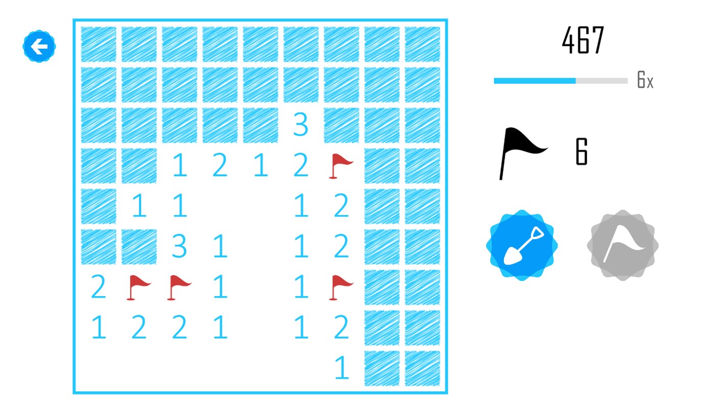 #2. Mine Sweeper (Windows) By: Imaginary Logic