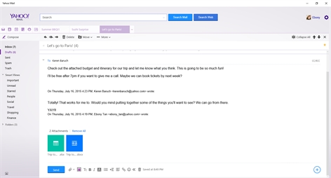 Yahoo Mail Screenshot
