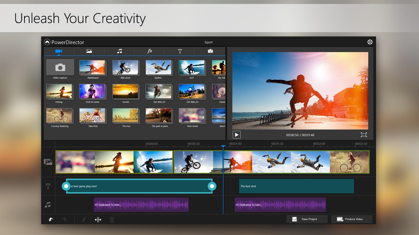 PowerDirector Mobile Video Editor – Bundled for Windows 10