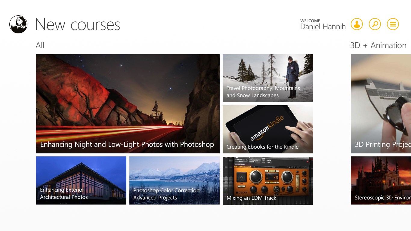 Browse new courses in our growing library