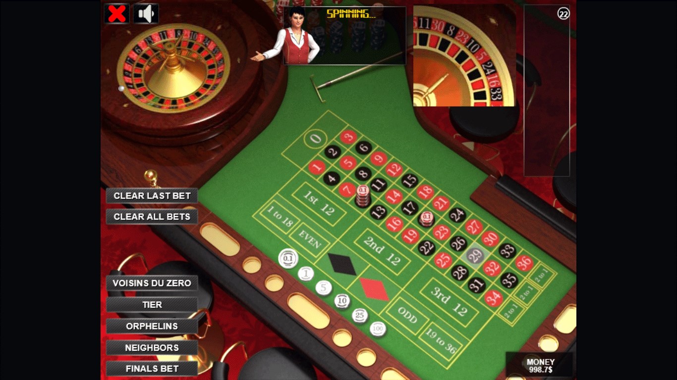 Roulette game app